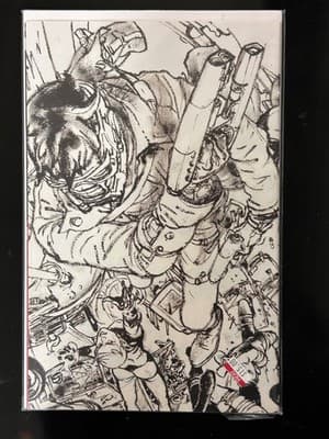 Civil War II #5 Virgin Sketch Variant Cover - Image 1