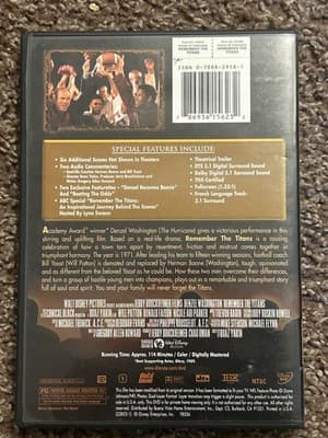 Remember The Titans Selma DVD Lot 2 Denzel Washington David Oyelowo Drama Biopic - Thumbnail 4