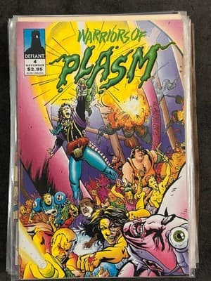 Warriors of Plasm Defiant Comics 1-4 Complete Run 1993 Aug-Nov Mixed Condition - Thumbnail 4