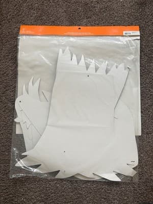 Hyde and EEK Boutique Paper Lewis The Pumpkin Ghoul Halloween Door Decor 50in - Thumbnail 2