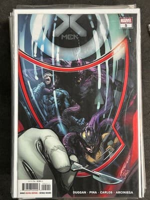Marvel X-Men #5 Comic Duggan Pina Carlos Arciniega Variant Cover Bagged Boarded - Image 1