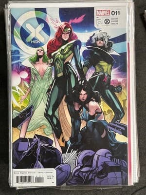 Marvel X-Men 011 Comic Book Single Issue Superhero Duggan Larraz T+ Bagged - Image 1