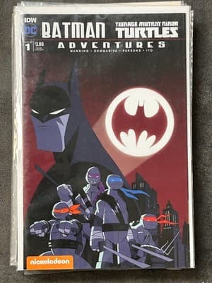 Batman Teenage Mutant Ninja Turtles Adventures #1 Comic Book IDW Nickelodeon - Image 1