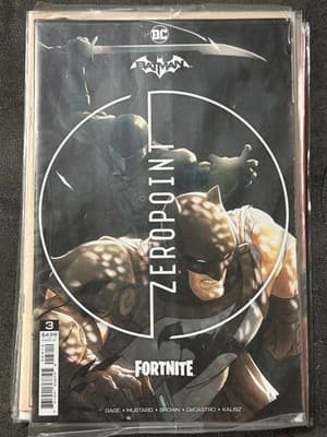 DC Batman Zero Point Fortnite #3 Comic Bagged Backing Board $4.99 Cover VG - Image 1