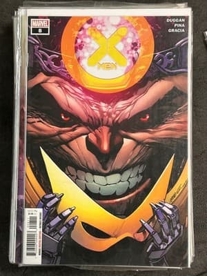 Marvel X-Men #8 Comic Book Duggan Pina Gracia T+ Bagged Boarded Collectible - Image 1