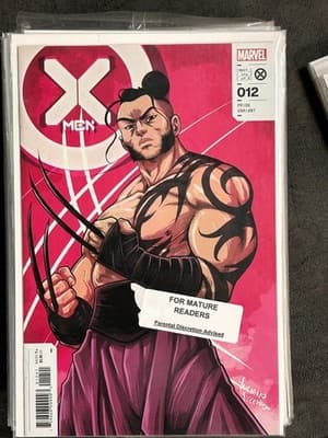 Marvel X-Men #12 Pride Variant Comic 012 For Mature Readers Bagged Cover Art - Image 1