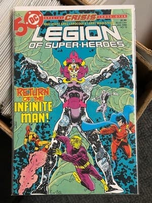 DC Legion of Super-Heroes #18 Comic 1986 Return of the Infinite Man Crisis - Image 1