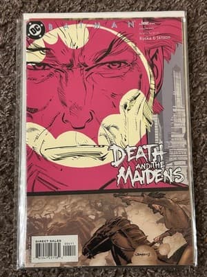 Batman #4 Death and the Maidens 2004 DC Comics Rucka Janson Direct Sales Comic - Image 1