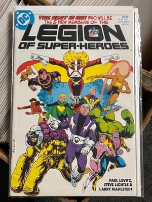 DC Legion of Super-Heroes #14 Comic Sept 1985 Paul Levitz Lightle Bagged VG - Image 1