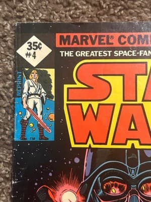 Marvel Star Wars Comic #4 35¢ Reprint Vol 1 1977 Darth Vader Luke Leia - Thumbnail 5