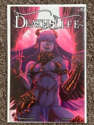 Death by Life #5 Comic Book Sepulveda Zicari Bagged with Backing Board Cover Art - Image 1