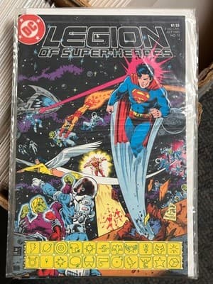 DC Comics Legion of Super-Heroes #12 1985 Superman Cover July Comic Book Bagged - Image 1