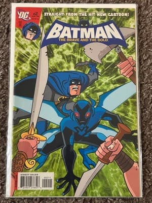 DC Comics Batman The Brave and The Bold #2 Apr 2009 Comic Book Animated Cover VF - Image 1