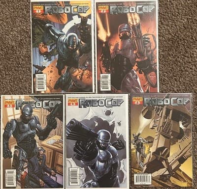 Dynamite RoboCop Comic Lot 5 Issues 1 2 3 4 6 Bagged Boarded Mature Readers - Image 1
