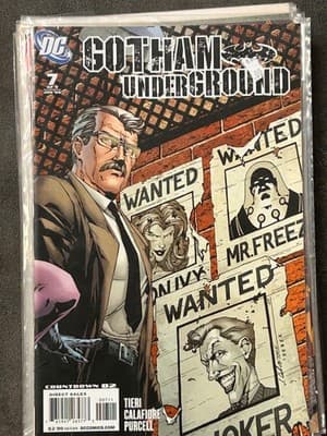 DC Gotham Underground #7 Comic Book Jun 2008 Batman Villains Joker Mr Freeze - Image 1