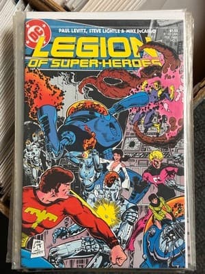 DC Legion of Super-Heroes Comic Book Feb 1985 Issue 7 Levitz Lightle DeCarlo - Image 1