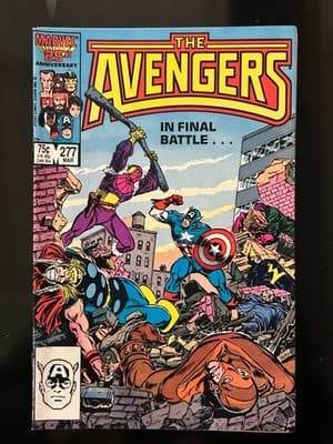 Marvel The Avengers Comic Lot 6 Issues 275-280 25th Anniversary 1986 Vintage - Thumbnail 4