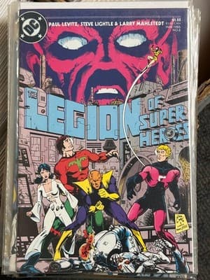 Vintage Comic Book Mar 1985 Issue 8 Superhero Team Bagged Boarded $1.25 Classic - Image 1