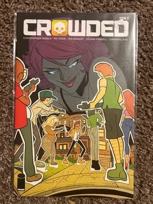 Image Crowded Comic Book Lot Issues 1 2 Christopher Sebela Ro Stein Bagged VG - Thumbnail 3