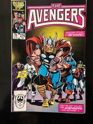 Marvel The Avengers Comic Lot 6 Issues 275-280 25th Anniversary 1986 Vintage - Thumbnail 3