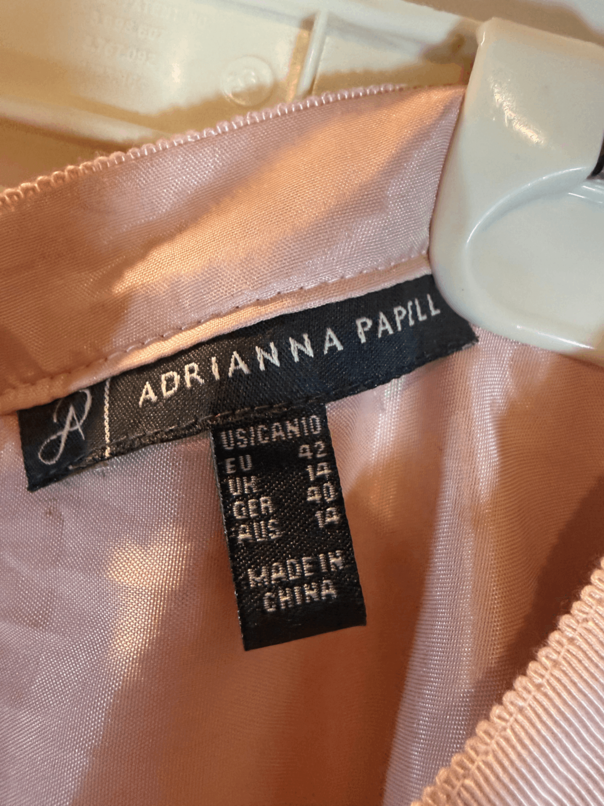 Adrianna Papelli Pink Tulle Skirt Size 14 - Thumbnail 2