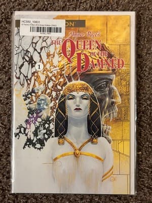 Anne Rice The Queen of the Damned Comic Book 1 Bagged Boarded Horror Collectible - Image 1