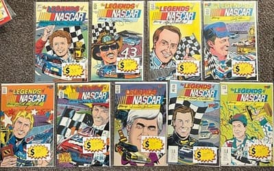 The Legends of NASCAR Comic Lot 10 Vortex Issues #1-7 #9 #13 - Image 1