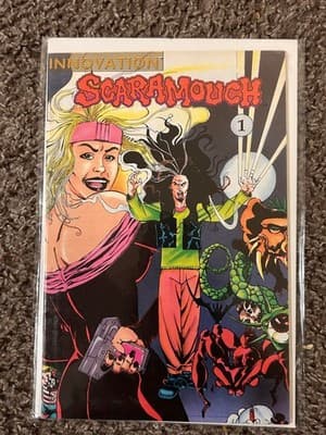 Innovation Scaramouch #1 Comic Book Bagged Protector Psychedelic Art Cover - Image 1