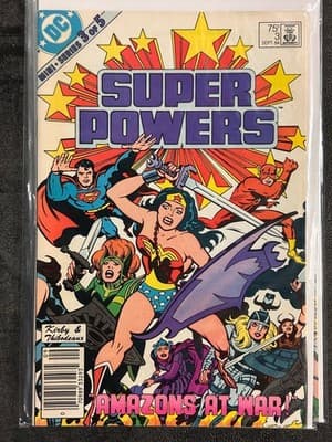 DC Super Powers Comic Book Mini Series 1-5 Complete Set 1984 Jack Kirby Covers - Thumbnail 4