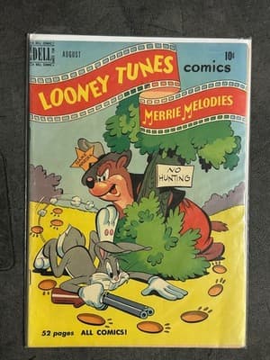 Dell Looney Tunes Comics Lot of 5 Merrie Melodies Vintage Bugs Bunny Porky Pig - Thumbnail 6