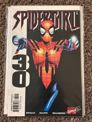 Marvel Spider-Girl 30 Comic Book Defalco Colliffe Williamson Direct Edition - Image 1