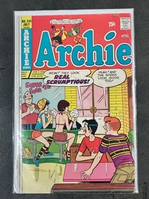 Archie Comic Lot 5 Issues 203 212 231 239 245 Vintage VG Cover Wear Classic - Thumbnail 6