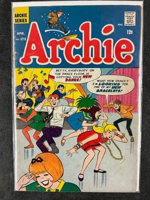 Archie Comic Lot 3 Vintage Nos 96 141 172 Apr 12c 10c Spine Tears Creases - Thumbnail 4