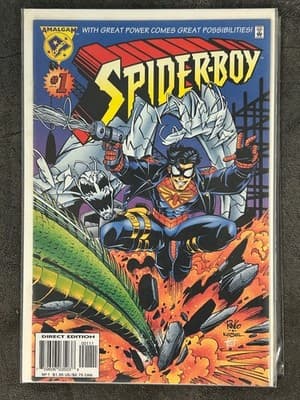 Amalgam Comics Lot 5 Single Issues #1 Dark Claw Speed Demon Spiderboy Man-War - Thumbnail 4