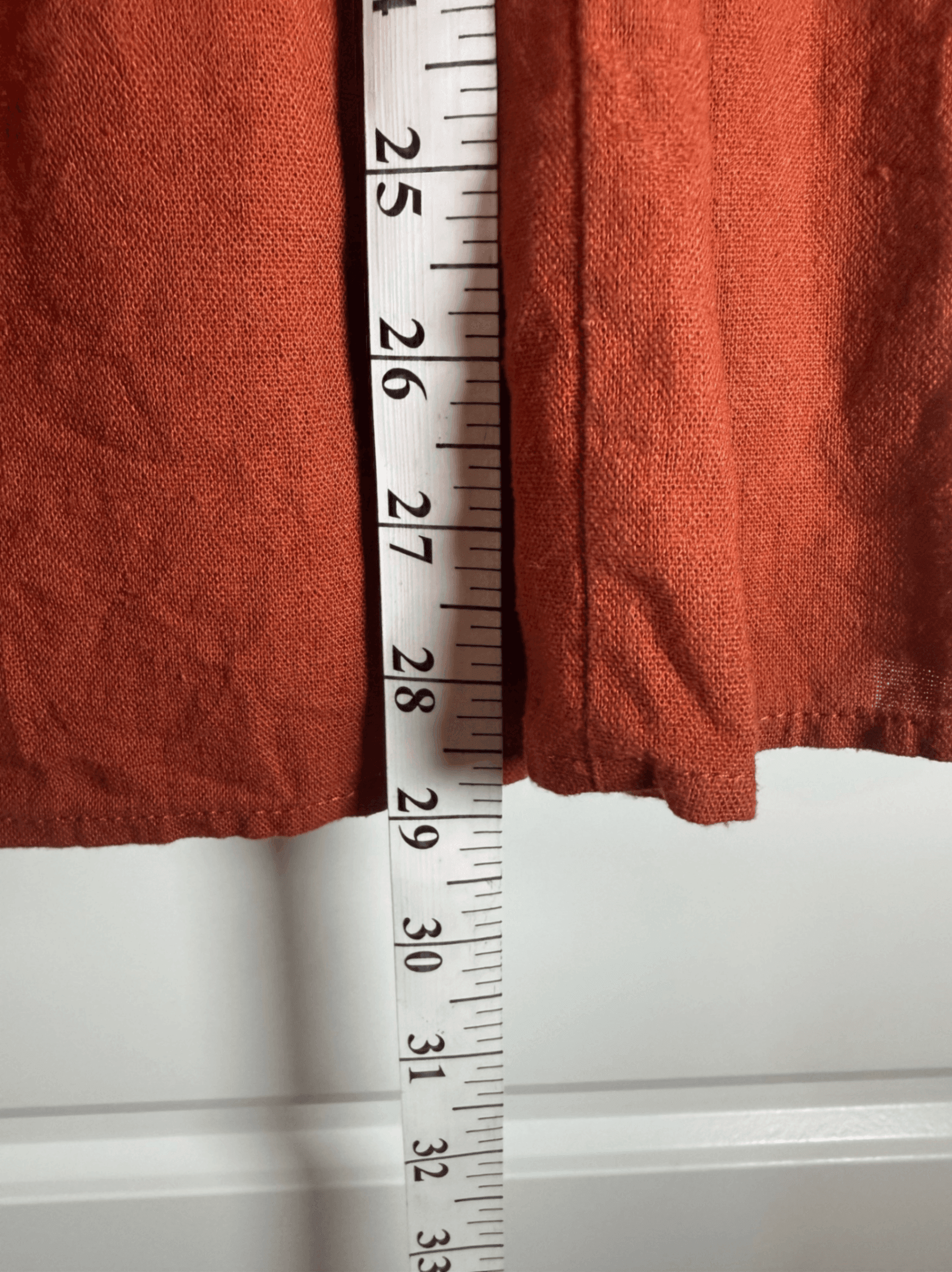 Single Thread Tiered Skirt M Rust - Thumbnail 3