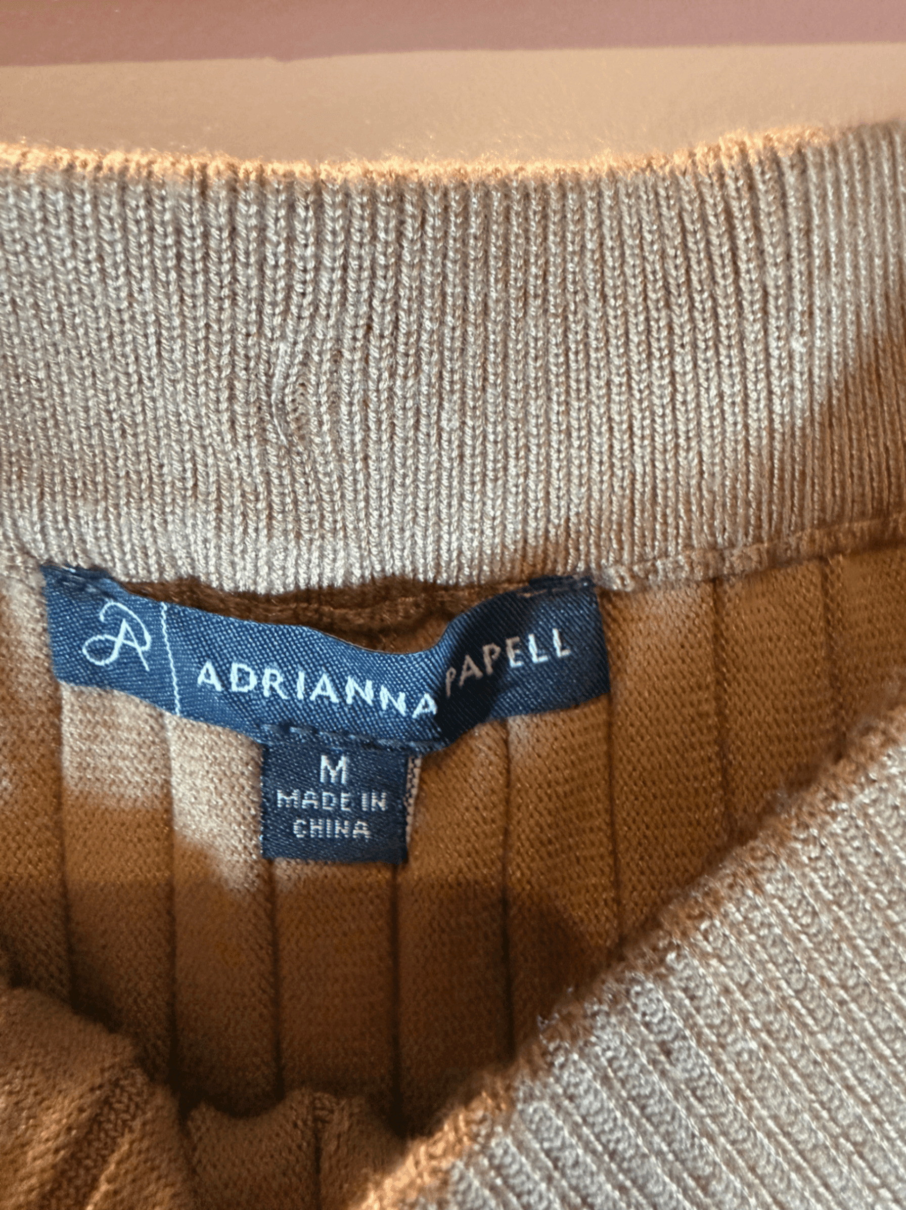 Adrianna Papell Pleated Midi Skirt with Button Detail Size M - Thumbnail 4