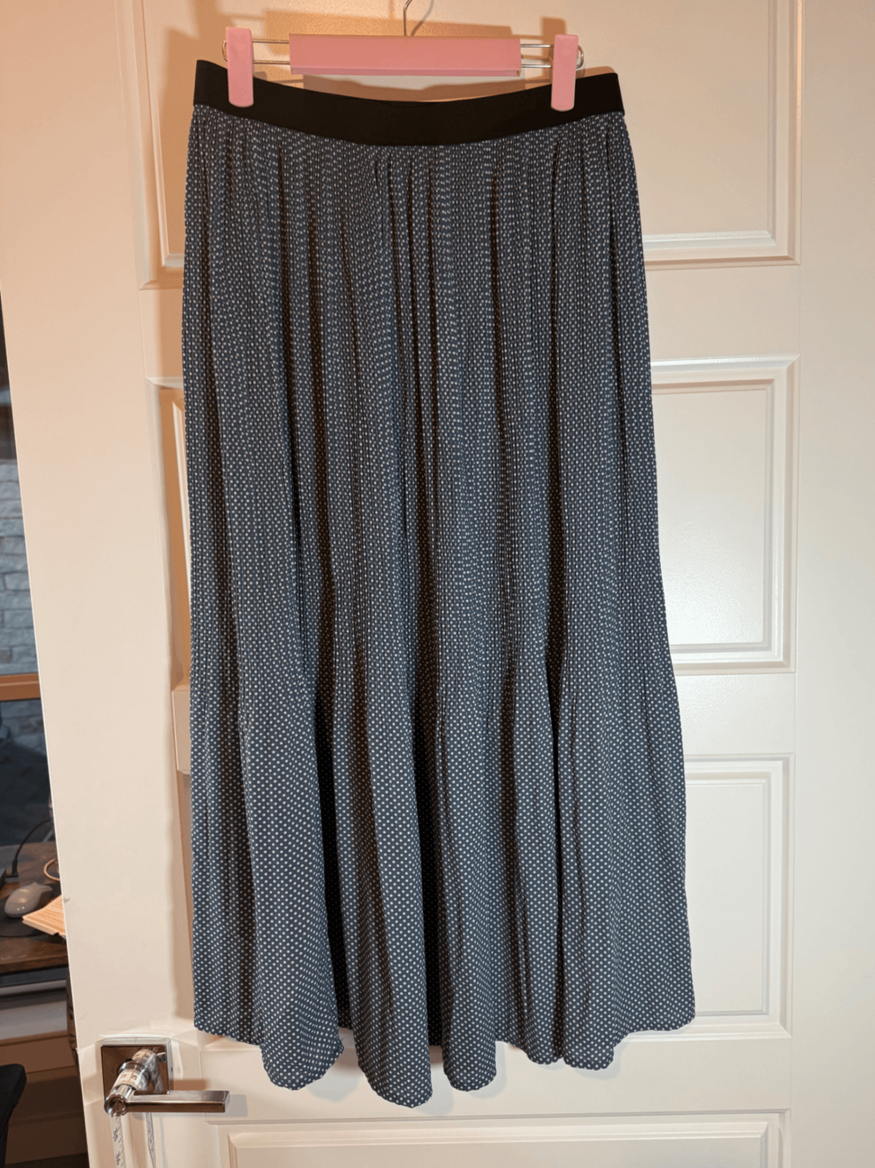 Adrianna Papell Polka Dot Maxi Skirt Size S - Image 1