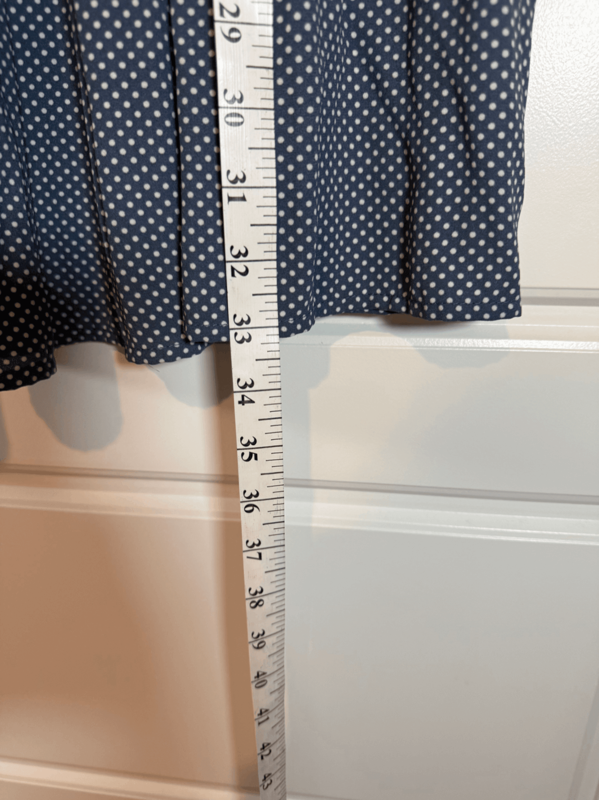 Adrianna Papell Polka Dot Maxi Skirt Size S - Thumbnail 3