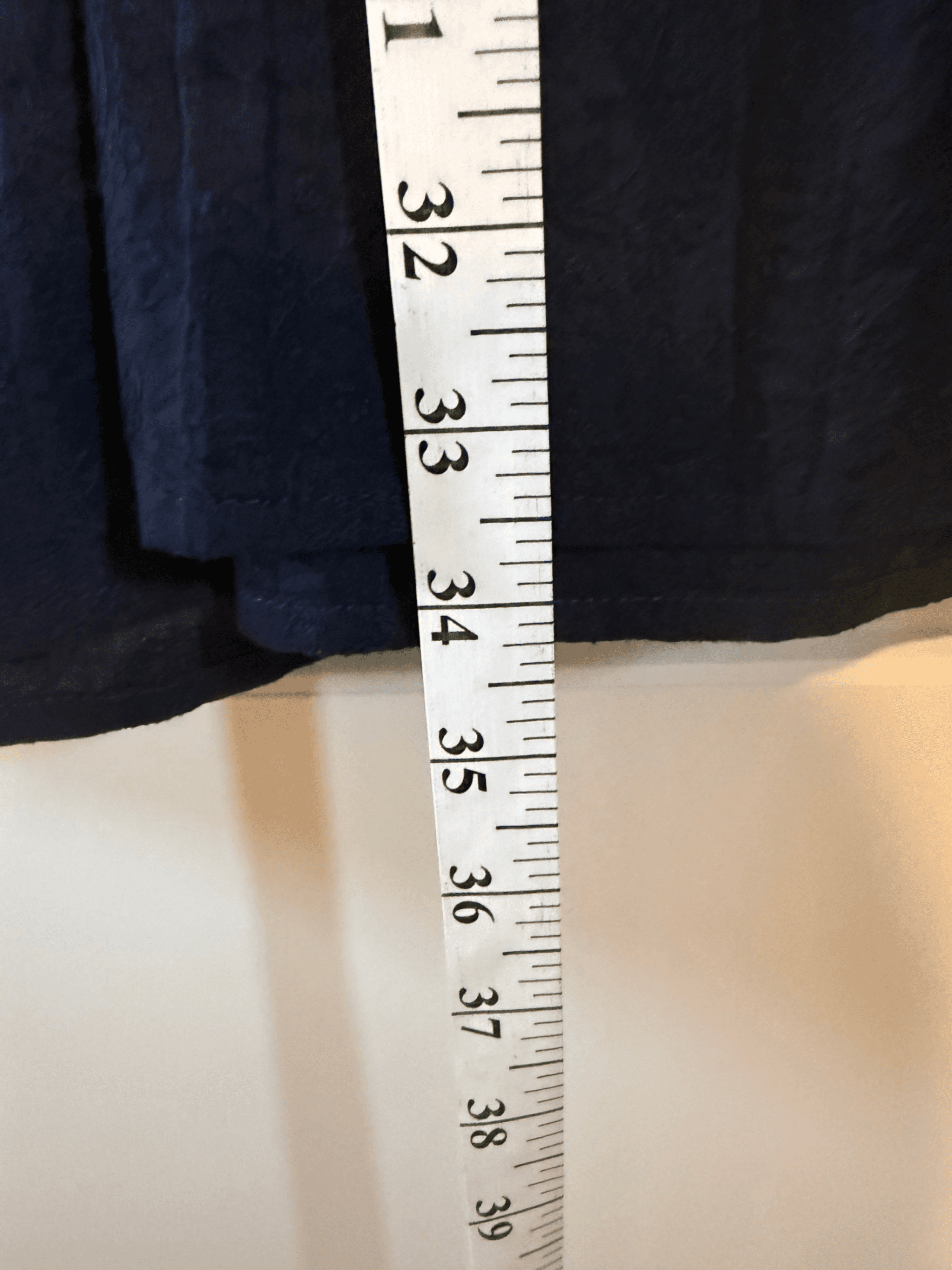 Avenue Women's Plus Size 18/20 Navy Skirt with Embroidered Detail - Thumbnail 4