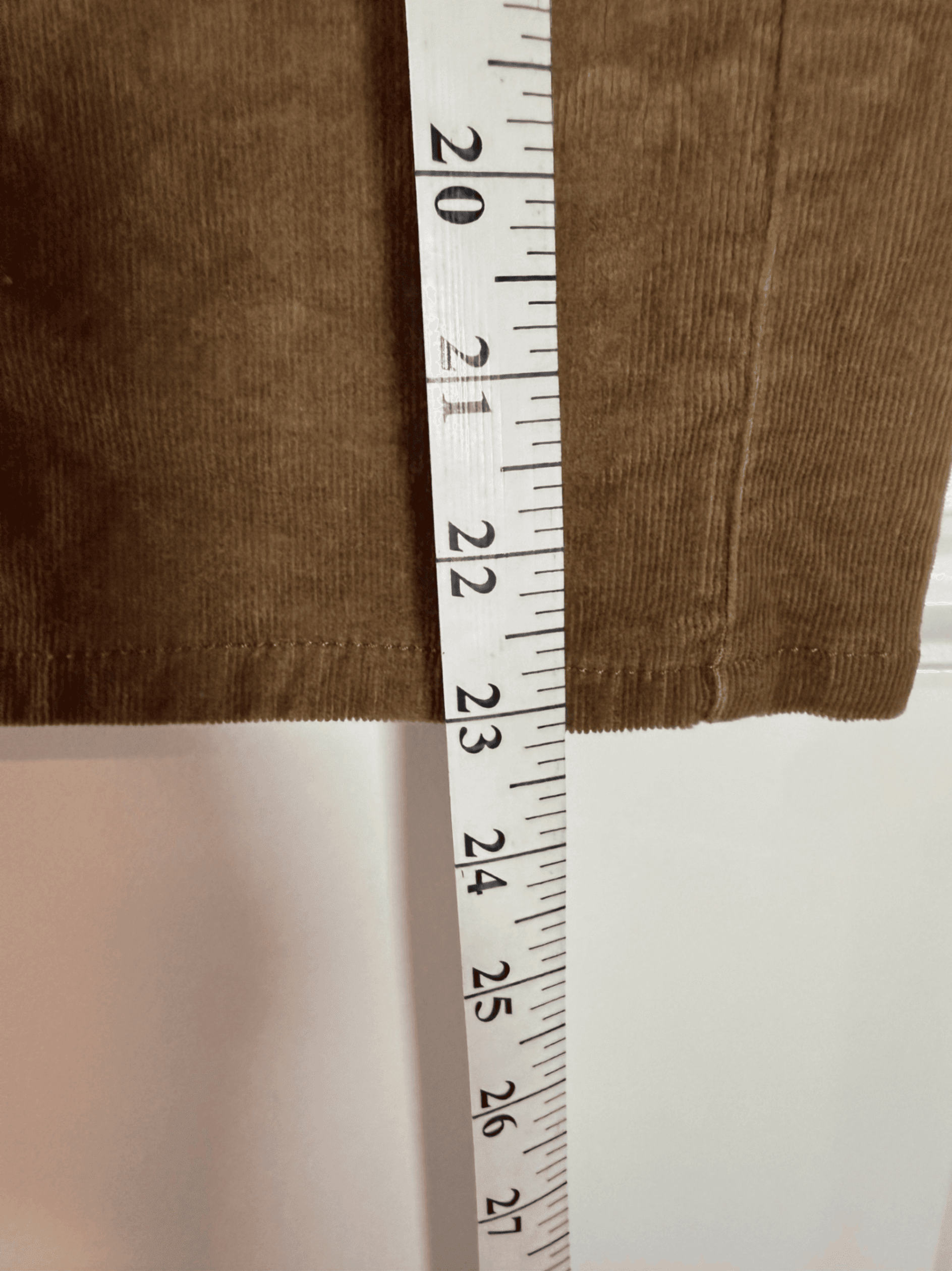 Vintage Chaps Corduroy Skirt Size 8 Brown - Thumbnail 5