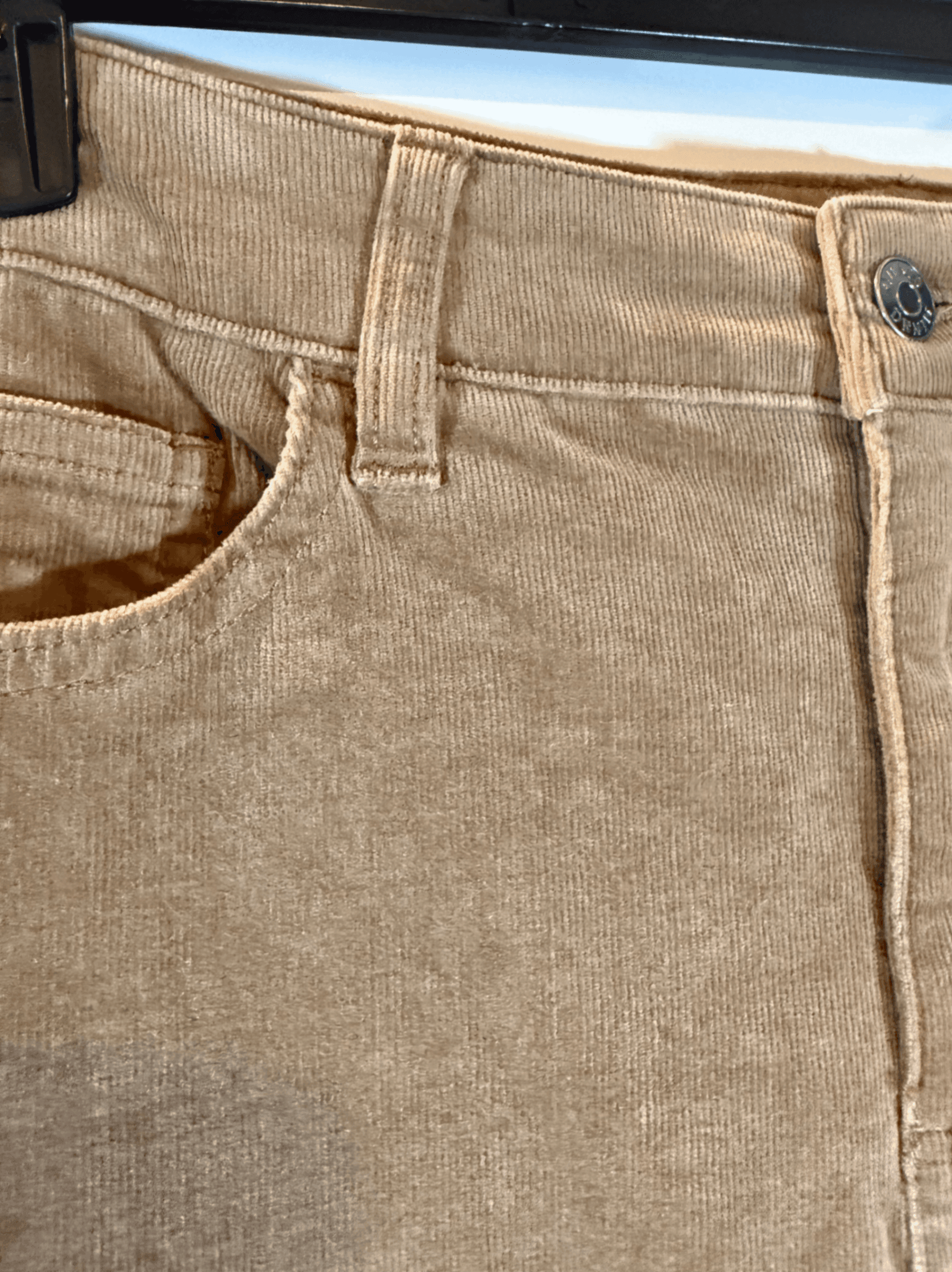 Vintage Chaps Corduroy Skirt Size 8 Brown - Thumbnail 3