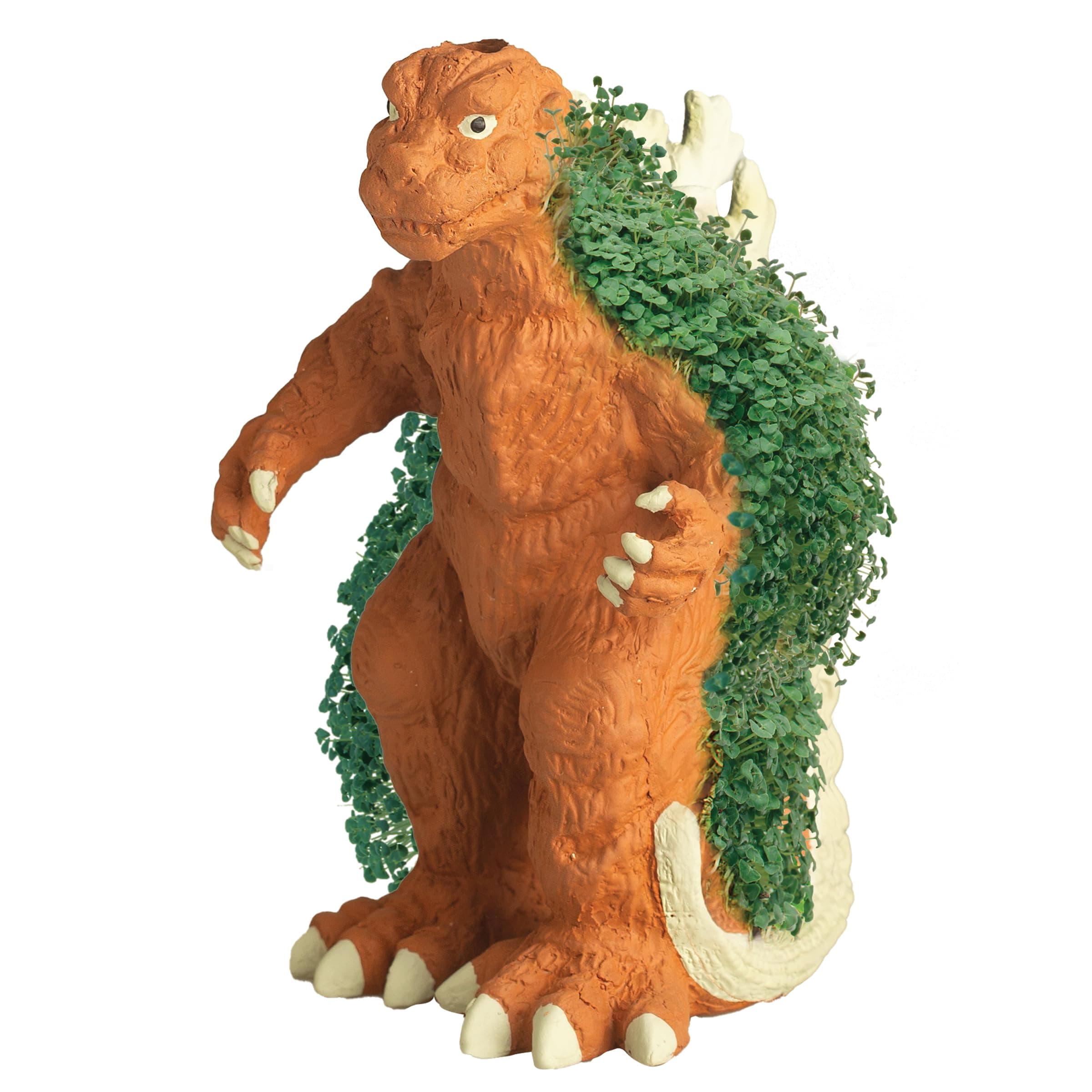 Chia Pet Godzilla with Seed Pack, Decorative Pottery Planter, Easy to Do and Fun - Thumbnail 4