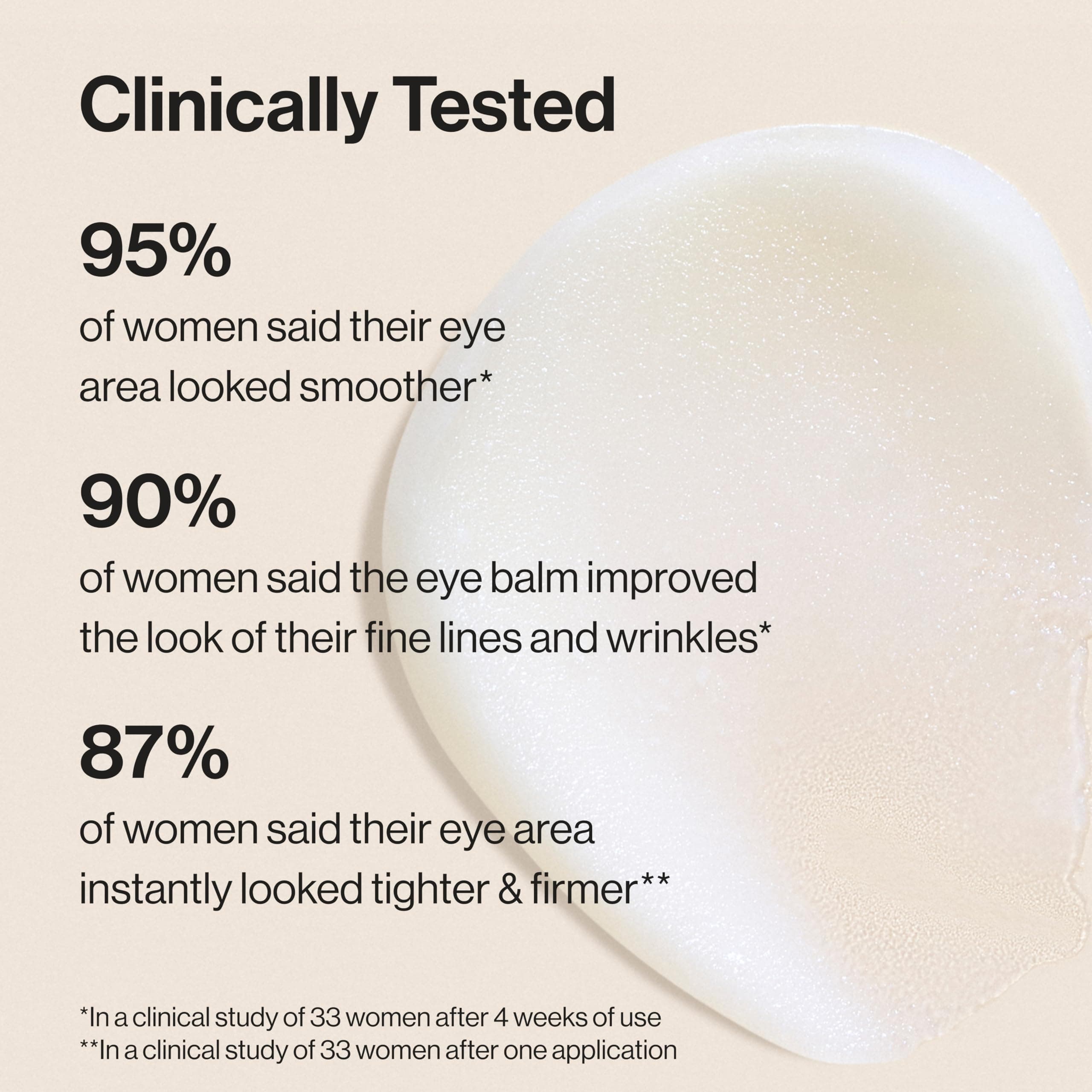 Honest Beauty Sensitive Skin Calm + Renew Eye Balm | Moisturizing + Firming | Hy - Thumbnail 6