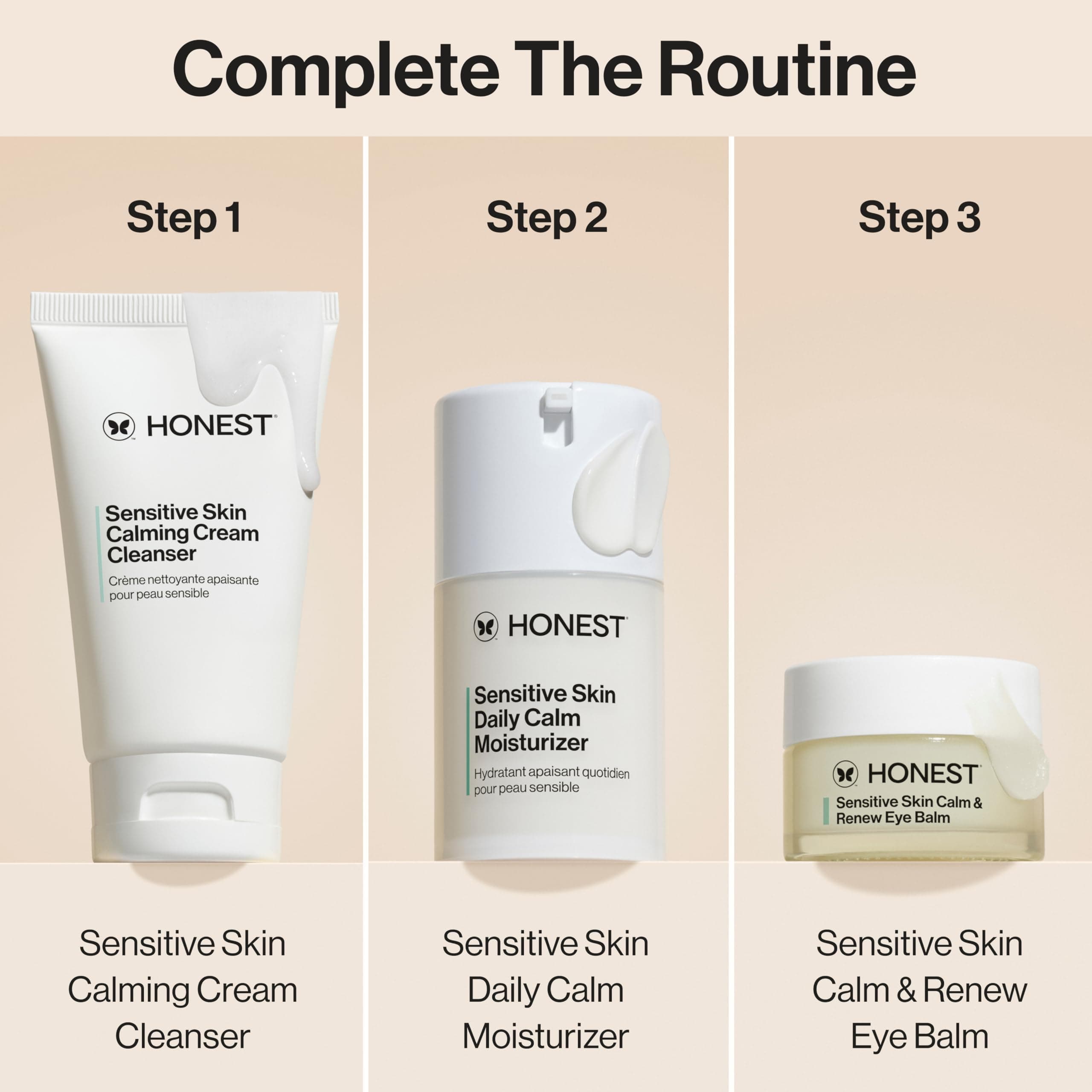 Honest Beauty Sensitive Skin Calm + Renew Eye Balm | Moisturizing + Firming | Hy - Thumbnail 7