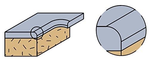 CMT 807.015.11 Flush Trim Bit Laminates 1/16" Radius 1/2" Shank - Thumbnail 2