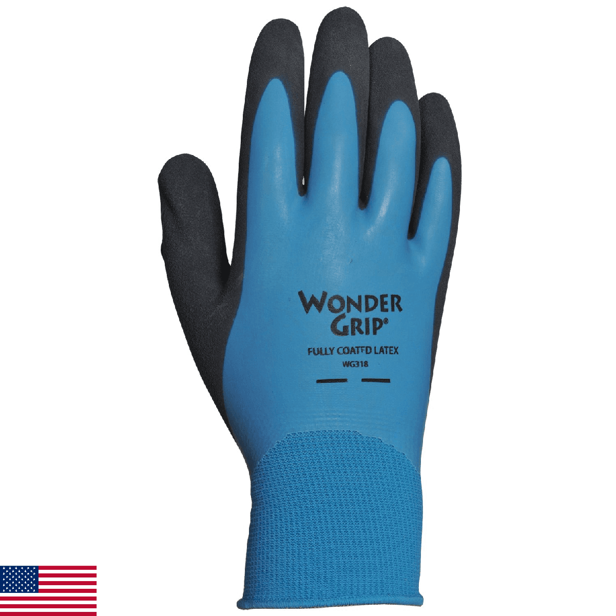Wonder Grip WG318L Liquid-Proof Double-Coated/Dipped Natural Latex Rubber Work G - Image 1