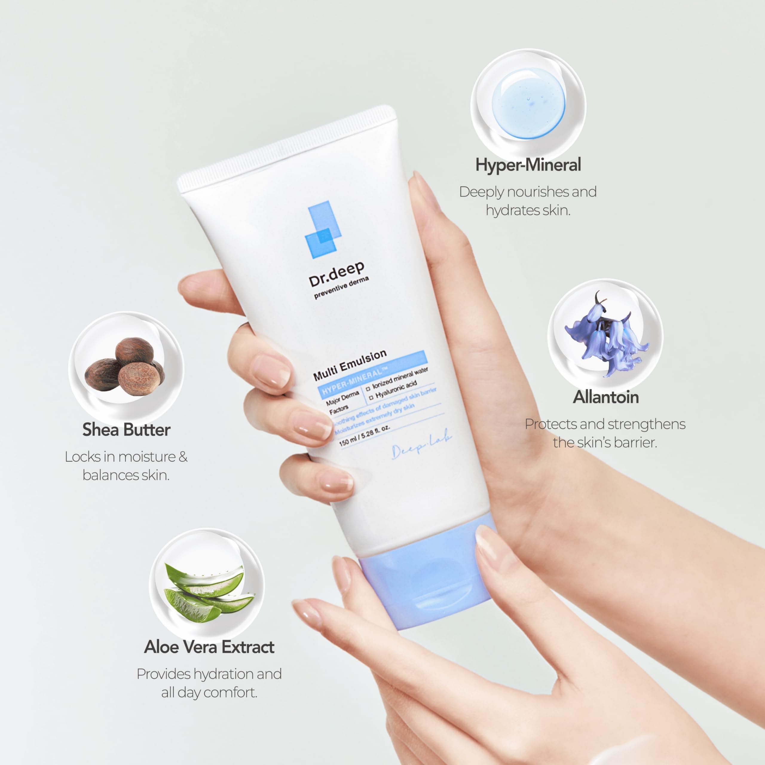 Dr.Deep Multi Emulsion - Lightweight Moisturizer for Sensitive, Dry & Itchy Skin - Thumbnail 6