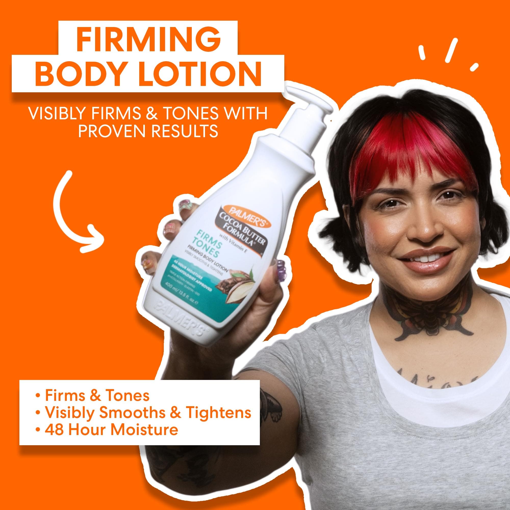 Nina Pool’s Top Palmer’s Picks (Set of 3): Skin Firming Cocoa Butter Body Lotion - Thumbnail 4