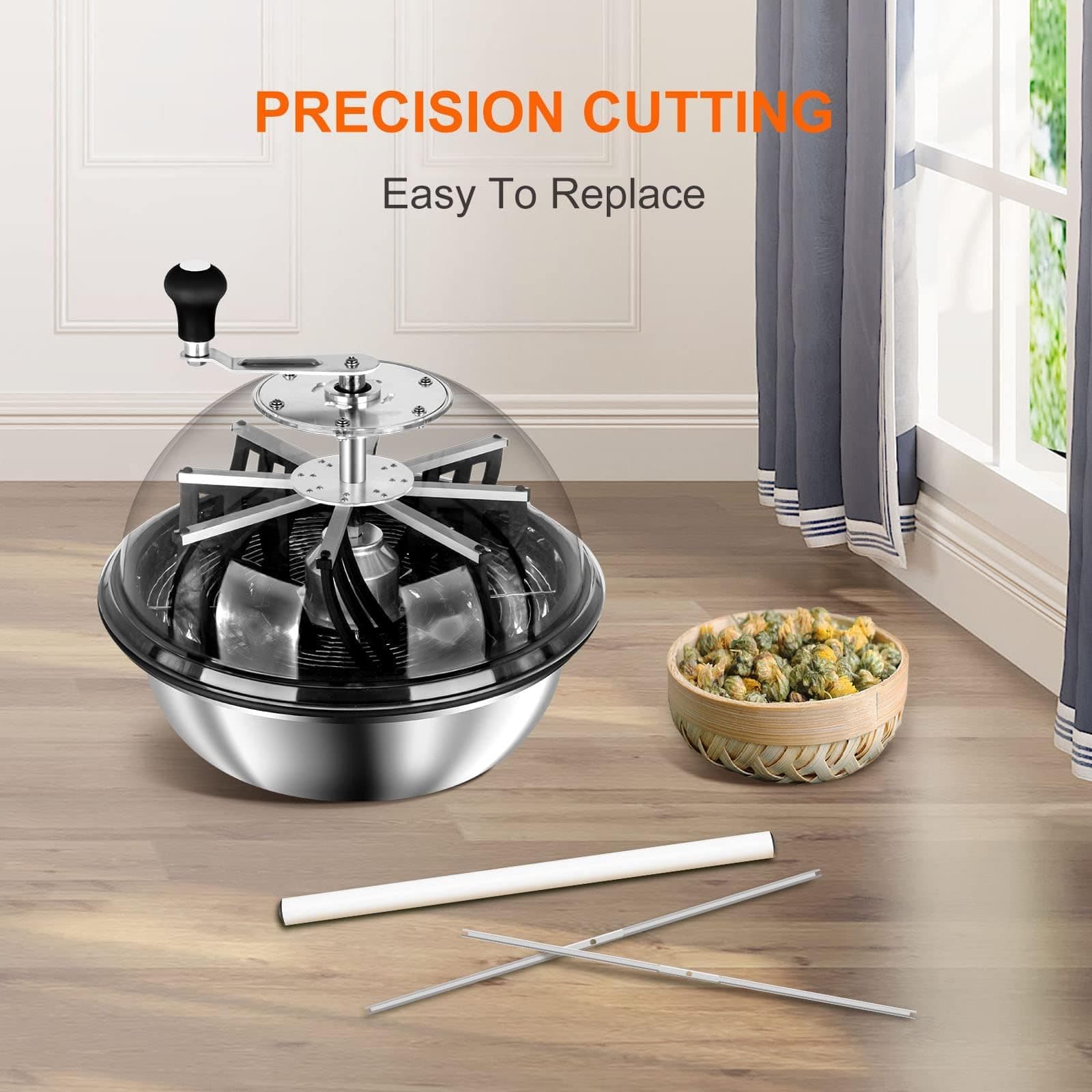 iPower 4-Pack 19 inch Bud Bowl Leaf Trimmer Blades Replacement, Stainless Steel - Thumbnail 7