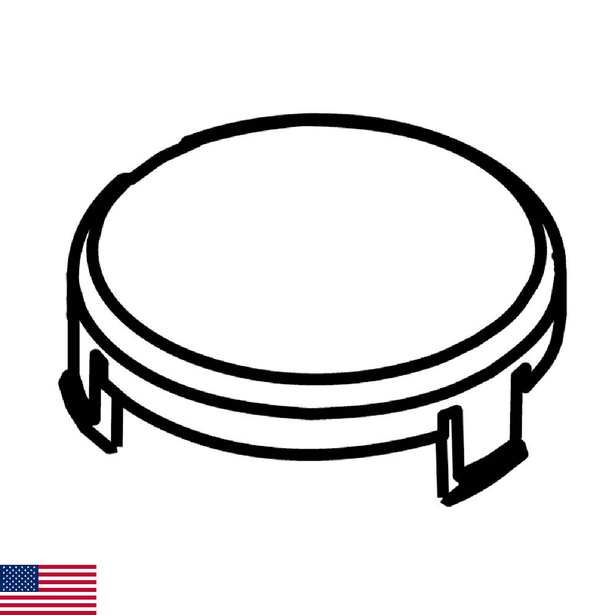 Samsung DC66-00887A Genuine OEM Pulsator Cap Chrome Washing Machine Part - Image 1